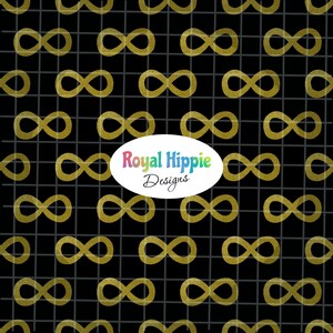 Autism Awareness Glitter Infinity Symbol Pattern: Hand-Drawn Digital Paper (Digital Download)