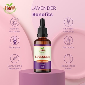 Organic Lavender Essential Oil 30ml - 100% Pure, Natural, Undiluted - Aromatherapy, Relaxation, Skin & Hair Care - Cruelty Free