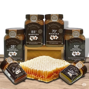 Premium AIRBORNE New Zealand Manuka Honey - Pure Manuka Honey