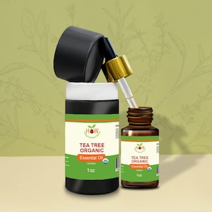 Tea Tree Oil 30ml(1oz) – Cold Pressed | Natural Oil for Skin, Hair, Aromatherapy & DIY Beauty Natural Wellness Oil