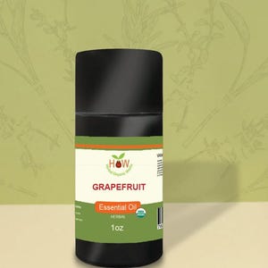 Grapefruit Essential Oil Pure Natural Citrus Aroma Cold-Pressed Oil Aromatherapy & Diffuser Use 30ml (1 oz)
