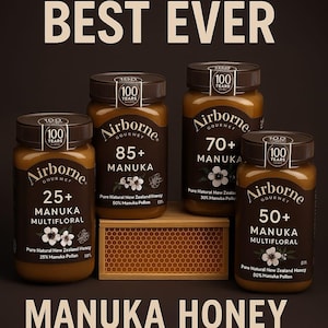 Raw Manuka Honey | Pure New Zealand Honey | Unfiltered, Non-GMO, Gluten-Free | Natural Sweetener | Premium Quality Honey