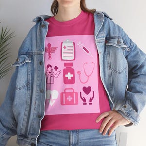 Caring Hearts Medical Tee, Healthcare Awareness Shirt, Nurse Appreciation Gift, Doctor Humor Top, Medical Professional Apparel