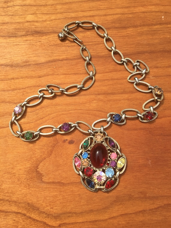 Stunning Vintage Costume Statement Ring! Huge Purple … Gem