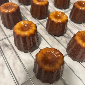 French pastries Canele Bourdeaux