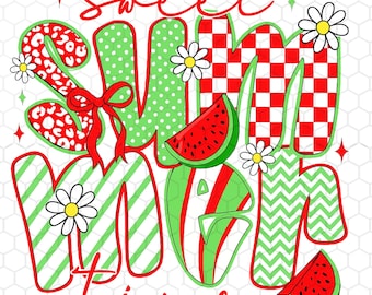 Sweet Summertime Watermelon Png, Watermelon Summer Vibes Png, Coquette Summer Png, Watermelon Summer Png, Instant Download