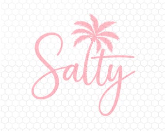 Salty Png, Summer Png, Summertime Png, Trendy Summer Png, Retro Summer Png, Beach Png, Palm Summer Png, Instant Download