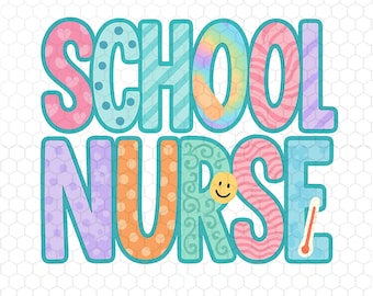 School Nurse Png, Registered Nurse Png, Spring Nurse PNG, Cna RN Nurse Png, School Nurse Design, Nursing Png, Preppy Nurse Png