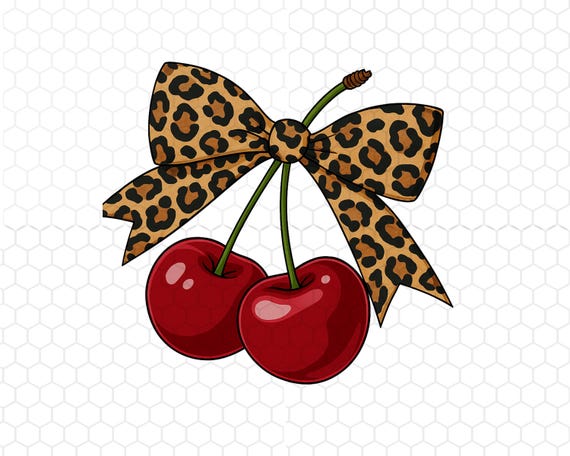 Coquette Cherry Png, Cherry Bow Png, Valentine Coquette Png, Valentines Png, Valentines Bow Png, Cheetah Bow Png, Digital Download