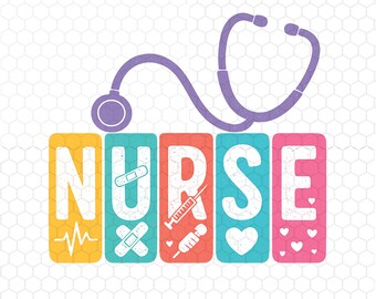 Nurse Png, Stethoscope Png, Registered Nurse Png, Spring Nurse PNG, Cna RN Nurse Png, Nursing Png, Preppy Nurse Png