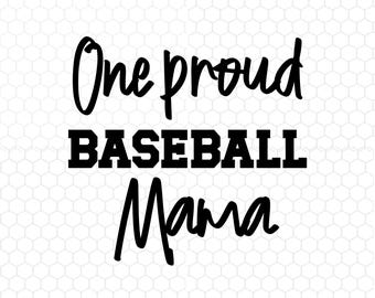 One Proud Baseball Mama Png, Sports Png, Baseball Mama PNG, Game Day Baseball Png, Sport Mom Png Design, Digital Download