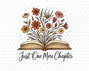Nur noch ein Kapitel Png, Buchliebhaber Png, Lesen Png, Bibliothekar Png, Blumenbuch Png, 300 DPI Bild