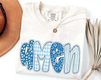 Floral Amen Png, Jesus Png, Amen Shirt, Retro Amen Png, Preppy Easter Png, Amen Png, Bible Verse Png, Instant Download