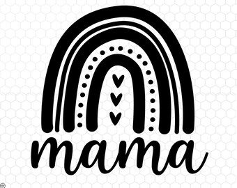 Mama png, Mama Regenbogen png, Mama PNG, Mama Shirt Design, Mama Tshirt Design png, digitaler Download