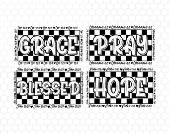 Christelijke bundel png, genade png, bid png, hoop png, gezegend png, bijbelvers png, christelijk religieus png, digitale download