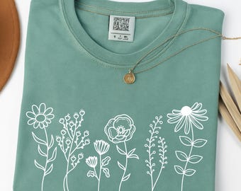Vildblomma png, blommig png, blommig Cottagecore png, blomma png, direkt nedladdning