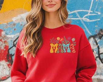Mama SVG | Retro Groovy Mama Shirt Design | Mother’s Day SVG for Cricut & Silhouette