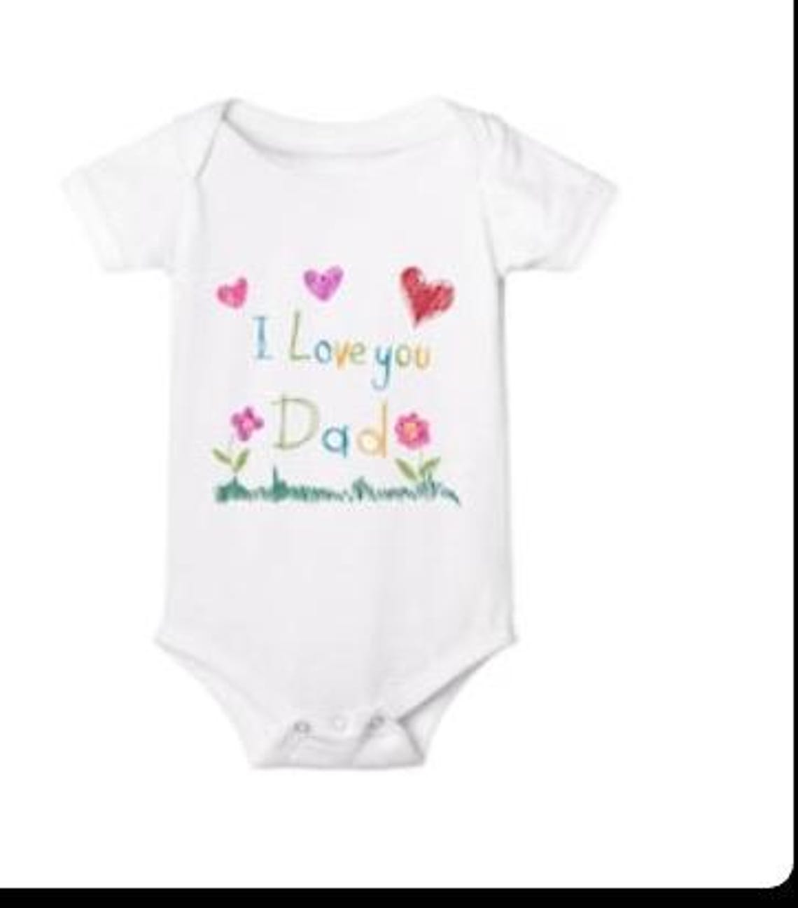 5pc Starter Set For Newborn Boy In I Love Mom & Dad Print
