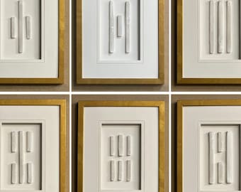 Framed Selenite's Sticks