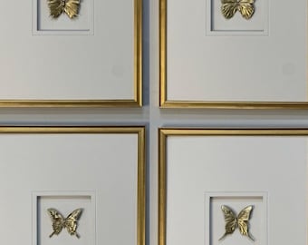 Butterfly Intaglios in Gold Leaf