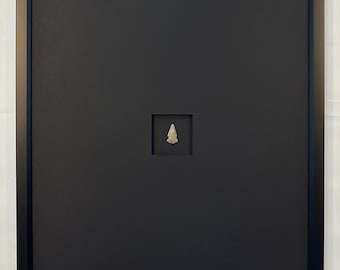 Framed Real Agate Arrowheads