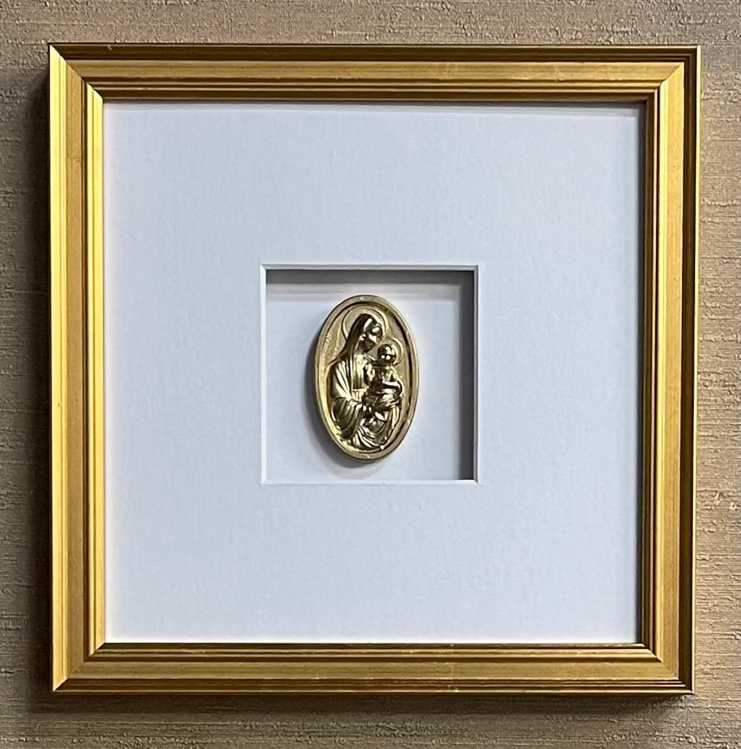 Jesus and the Virgin Mary Intaglio - 1