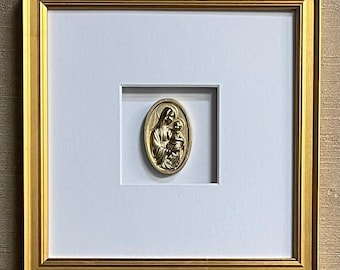Jesus and the Virgin Mary Intaglio