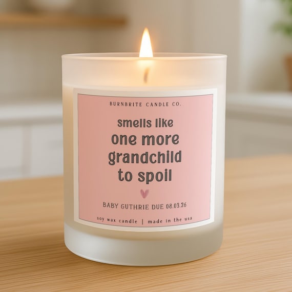 Frosted Glass Candle with Bamboo Lid