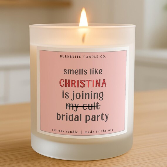 Frosted Glass Candle with Bamboo Lid