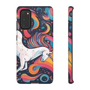 Colourful Unicorn Phone Case - Tough Cases for Whimsical Touch