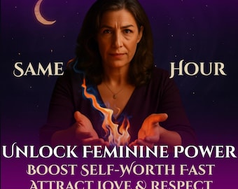 Same Hour Divine Feminine Energy Boost: Psychic Reading