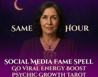 Same Hour Social Media Fame Spell – Go Viral Energy, Success and Growth Tarot Insight