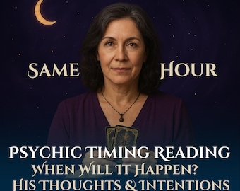 Leitura de tempo na mesma hora – Seus pensamentos exatos e quando isso vai acontecer, Insight psíquico do amor