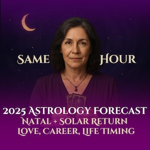 Astrologie-Vorhersage 2025 - Personalisierte Geburts- und Solar-Rückkehr-Charts-Lesung für zukünftige Einblicke