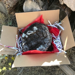 Yule Prairie Pie redneck gift pile of poo firestarter Yule log Christmas gift gag gift unusual gift wyoming men women&#39;s recycled