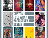 Custom Full Wrap Book Cover Design, eBook Cover, Personalized Book Cover Art, Book Cover Designer, Amazon KDP, Self Publishing, Professional