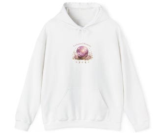 Crystal Ball Moon Phases Hoodie | witchcore, mystic, celestial