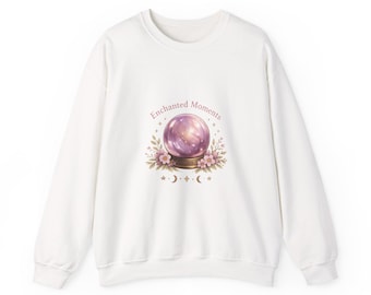Crystal Ball Mystic Sweatshirt | witchcore, moon phase