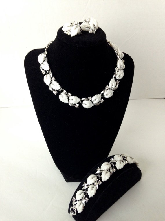Vintage Original Lisner Parure Necklace Bracelet E