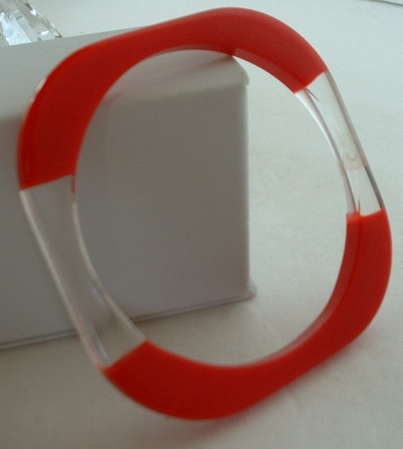 FABulous Vintage Sixties 1960 MOD Lucite Bracelet… - image 4