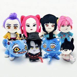 Kpop Demon Hunter Plush Collection | Anime-Inspired Stuffed Animals | Kawaii Demon Plushies Set
