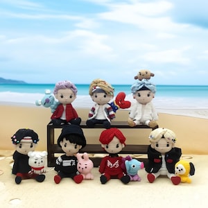 BUNDLE PDF | BT21 kpop bundle crochet pattern | Amigurumi | BTS Crochet Pattern for Beginners | Available for Instant Download