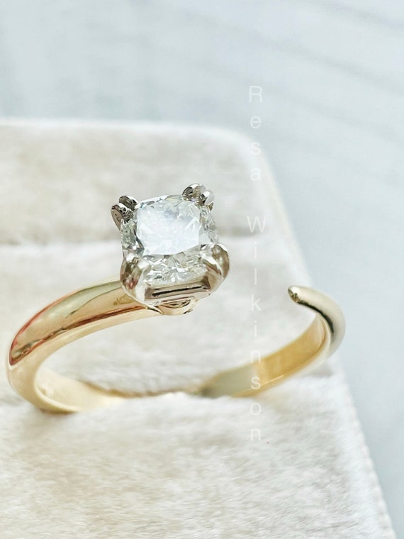Open Concept Floating Diamond Ring