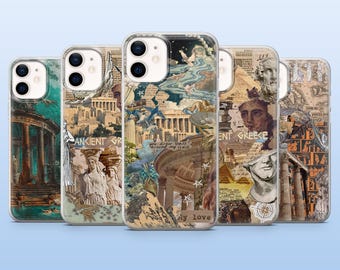 Greek Art Phone Case Historical Renaissance Cover for iPhone 17Pro, 16, 15, 14, 13, 12, Samsung S25, S24, S23Fe, S22, A16, A26, Pixel 10, 9