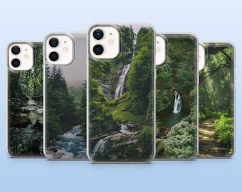 Green Forest Phone Case Nature Landscape Cover for iPhone 17Pro, 16, 15, 14, 13, 12, Samsung S25, S24, S23, S22, A16, A26, A56, Pixel 10, 9