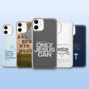 Jesus Phone Case Catholic Christian Cover for iPhone 16 Pro, 15, 14, 13, 12, Samsung S25+, S23Fe, S24Ultra, S22, A16, A55, Pixel 9Pro, 8A