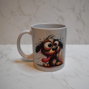 Funny Cartoon Dog 11oz Mug - Gifts, Birthdays, Presents