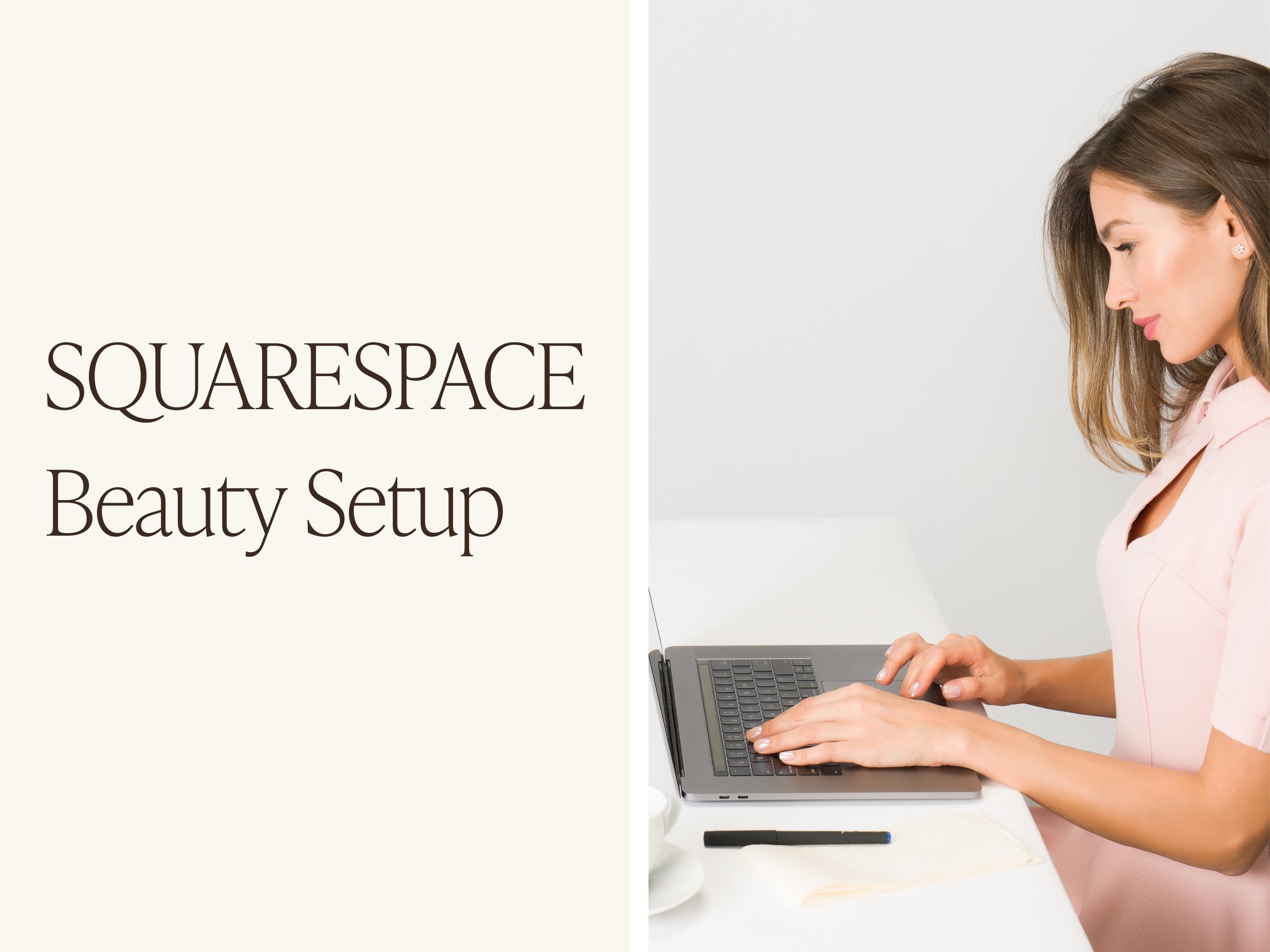 Squarespace Beauty Setup – Customization - Etsy