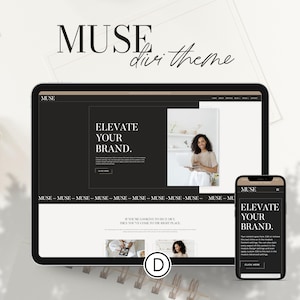 MUSE - Coach WordPress DIVI Theme | Divi Layouts | Divi WordPress Theme | Divi template | Website Template