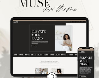 MUSE - Coach WordPress DIVI Theme | Divi Layouts | Divi WordPress Theme | Divi template | Website Template